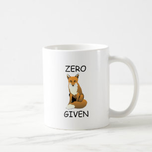 Zero fox given mug