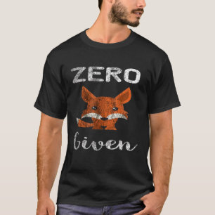 Zero Fox Given Sarcastic Distressed T-Shirt