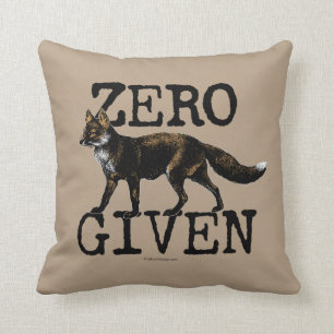 Zero (Fox) Given Throw Pillow