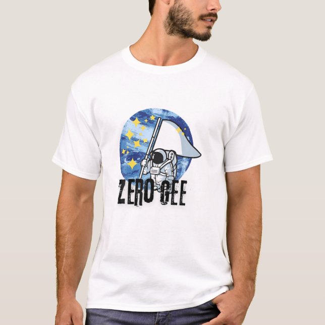 Zero Gee Funny Zero Gravity T-Shirt (Front)