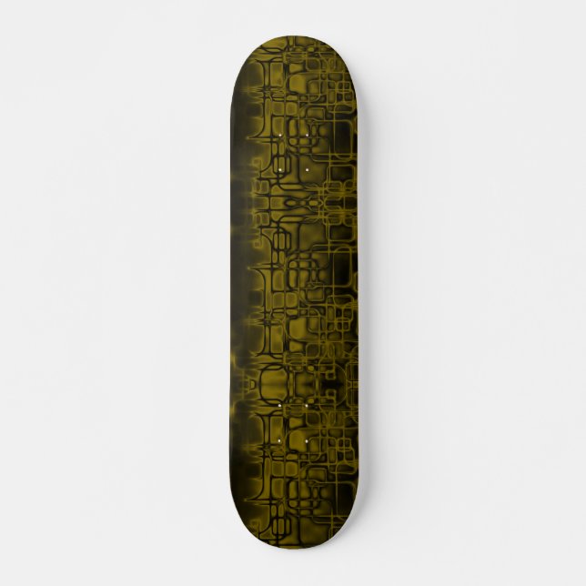 Zero Gold Cyborg Element Custom Pro Park Board Skateboard (Front)