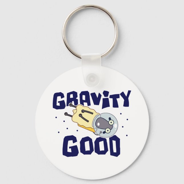Zero Gravity Sheep Keychain (Front)
