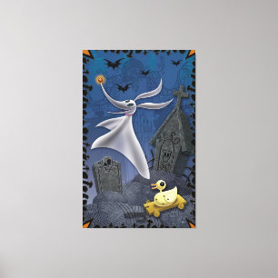 Zero   Haunting the Cemetery Canvas Print