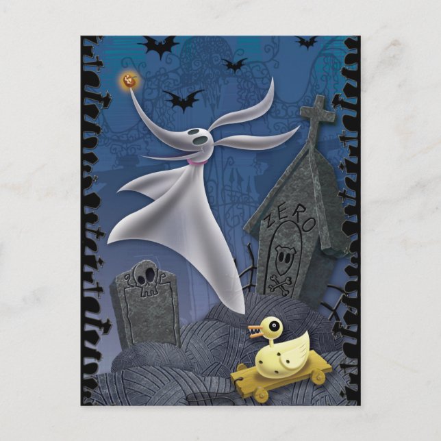 Zero | Haunting the Cemetery Postcard (Front)