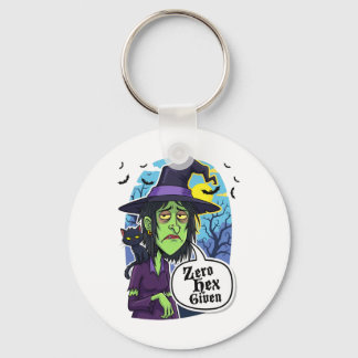 Zero Hex Given Funny Witch Halloween Costume Tee  Keychain
