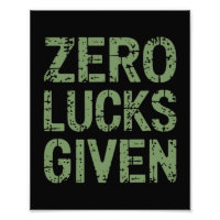 Zero Lucks Given St Paddy's Day Hilarious Patricks