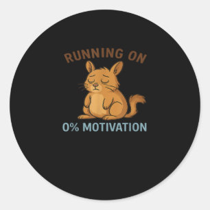 Zero Motivation Classic Round Sticker
