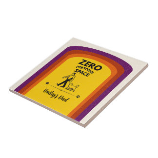 Zero Personal Space Funny Dog Lover Quote Tile