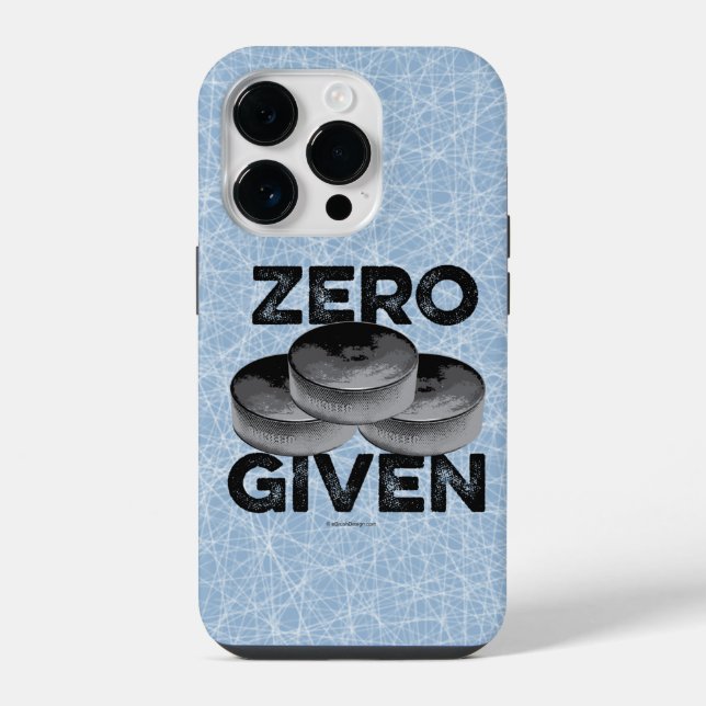 Zero Pucks Given (Hockey) Case-Mate iPhone Case (Back)