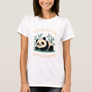 Zero Rush – T-Shirt Panda Paresseux 100% Douillet