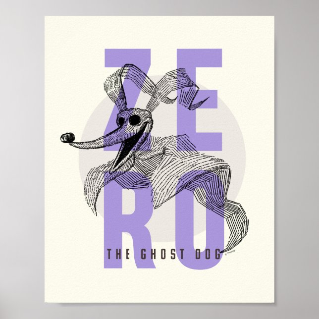 Zero The Ghost Dog - Typography Poster (Front)