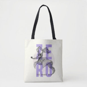 Zero The Ghost Dog - Typography Tote Bag