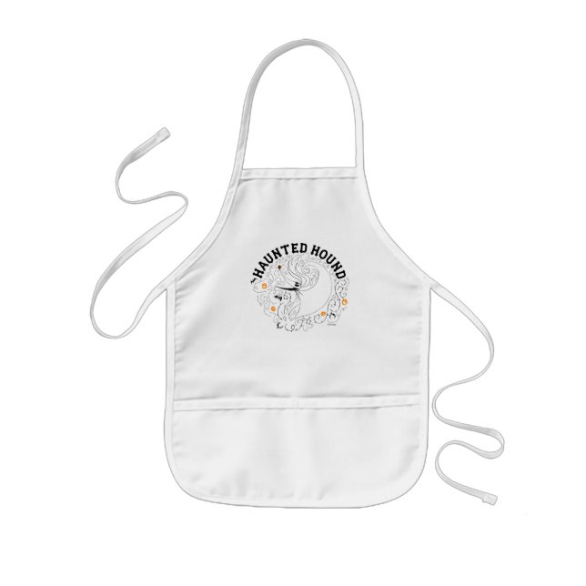 Zero the Haunted Hound Kids Apron (Front)