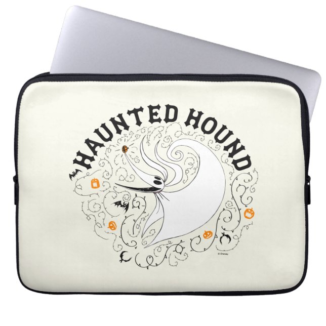 Zero the Haunted Hound Laptop Sleeve (Front)