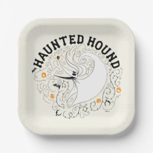 Zero the Haunted Hound Paper Plate