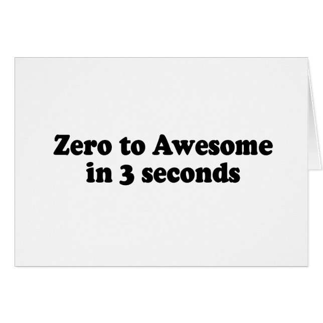 ZERO TO AWESOME IN 3 SECONDS copy (Front Horizontal)