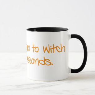 Zero to Witch Silhouette Style Mug