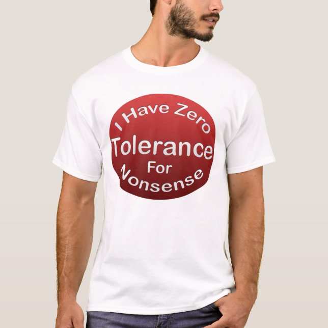 Zero Tolerance T-Shirt (Front)