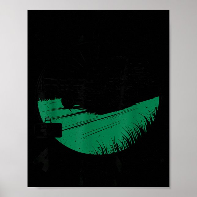 Zero-turn Lawn Mower We Ride At Dawn Funny Dad Mow Poster (Front)