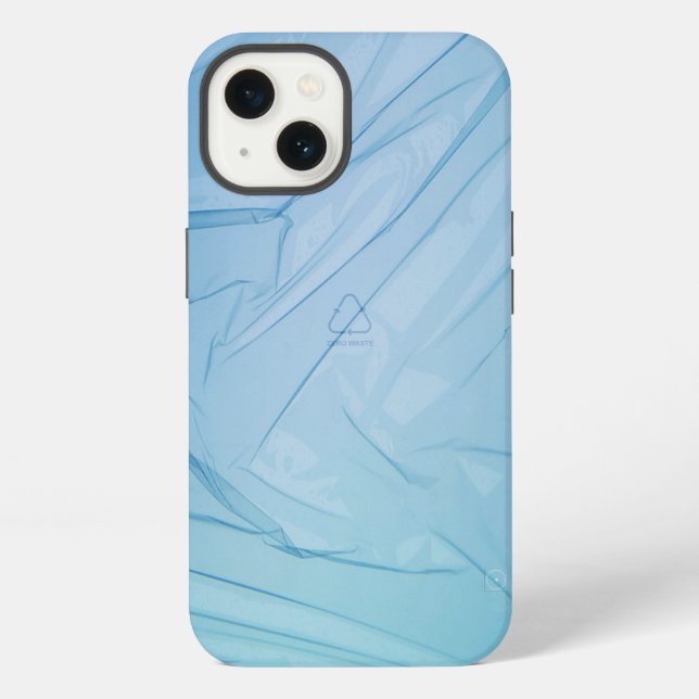 Zero Waste (Ocean Blue) iPhone Case (Back)
