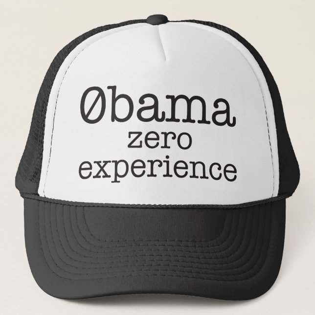 Zerobama Obama Zero Experience Hat (Front)
