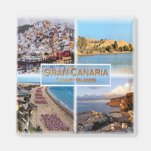 zES008 LAS PALMAS Gran Canaria, Fridge Magnet
