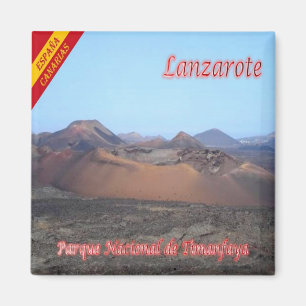 zES011 TIMANFAYA NATIONAL PARK Lanzarote, Fridge Magnet