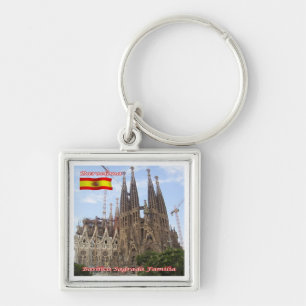 zES013 BARCELONA Basilica Sagrada Familia, Keychain