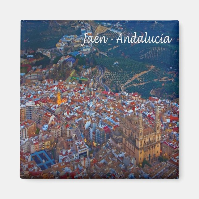 zES019 ANDALUCIA  JAÉN  Spain,  Fridge Magnet (Front)