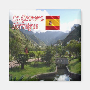 zES025 LA GOMERA Culato Park Hermigua, Fridge Magnet