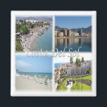 zES156 COSTA DEL SOL, Spain, Fridge Magnet<br><div class="desc">Here you will find the souvenir of your vacation. This category contains fridge magnets of many locations in Europe. (zES156 COSTA DEL SOL, Spain, Ceramic Ornament). Amaze friends and relatives with the unique souvenirs from your great trip. Try us. #LeoPepeDesign - torre mirador in torremolinos, nerja costa playa calahonda, torremolinos...</div>