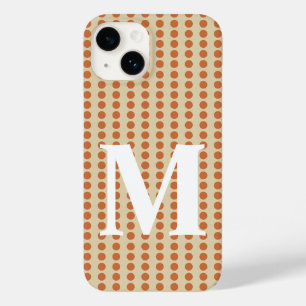 Zest Spice Moods Dots with monogram Case-Mate iPhone 14 Case