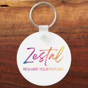 Zestal - Reshape Your Future! Keychain