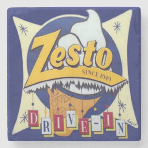 Zesto, Atlanta Landmark Marble Coaster