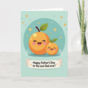 Zesty Fathers Day Scene Card