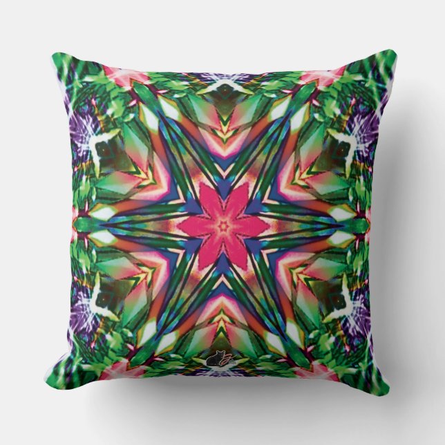 Zesty Kaleidoscope Pillow (Front)