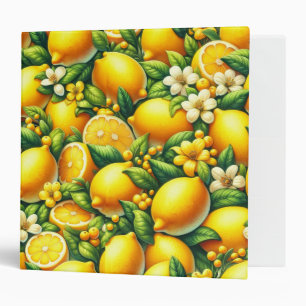 Zesty Lemon Whirl: A Citrus Symphony Binder