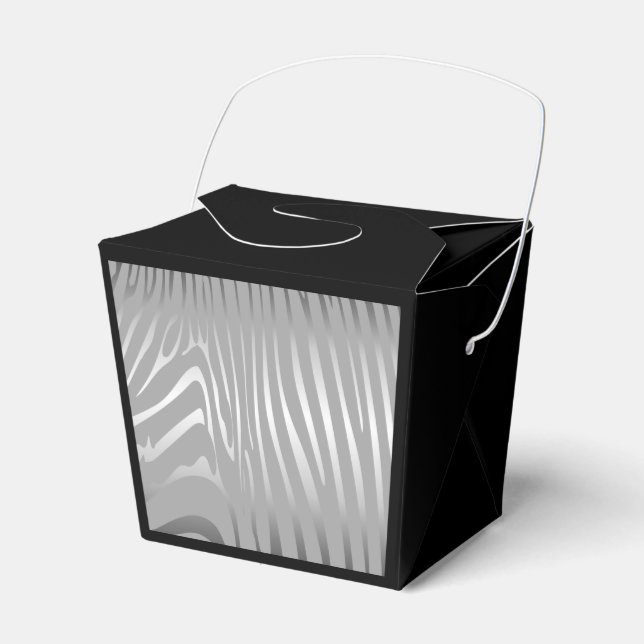 Zesty Zebra Favour Box (Front Side)