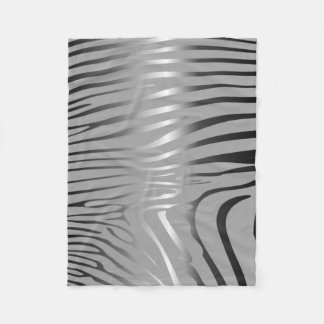 Zesty Zebra Fleece Blanket