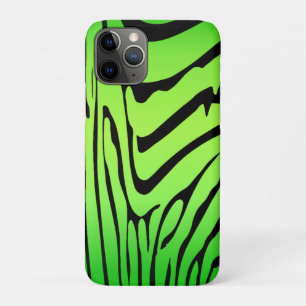 Zesty Zebra Green iPhone 11 Pro Case