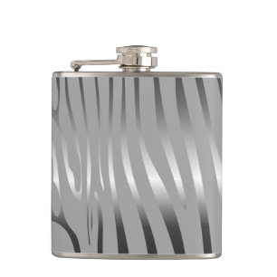 Zesty Zebra Hip Flask