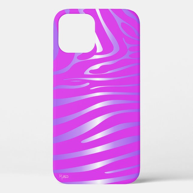 Zesty Zebra Pink Case-Mate iPhone Case (Back)