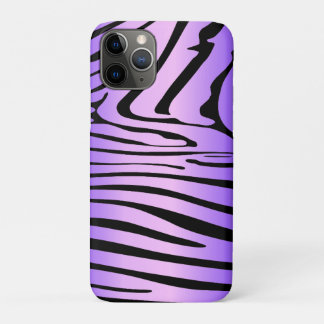 Zesty Zebra Purple iPhone 11 Pro Case