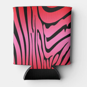 Zesty Zebra Red Can Cooler
