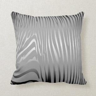 Zesty Zebra Throw Pillow