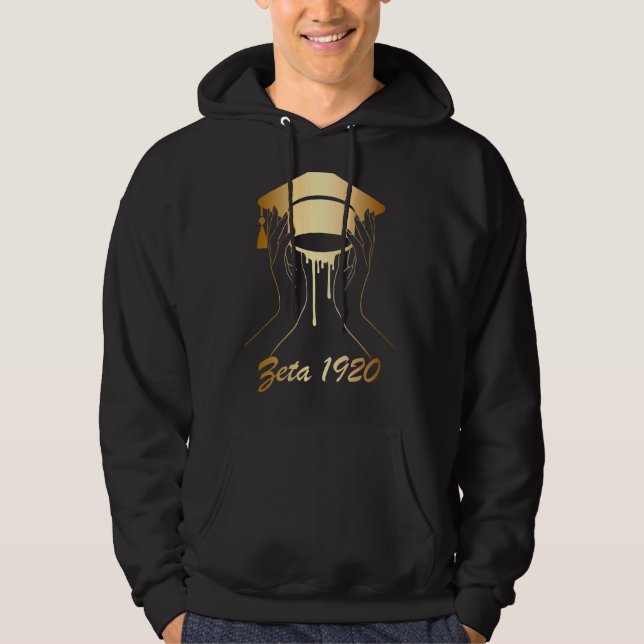 Zeta 1920 African American Historically Black Hbcu Hoodie (Front)