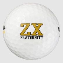 Zeta Chi Golf Ball