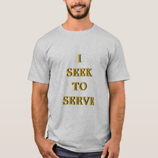 Zeta Chi I Seek To Serve Shirt