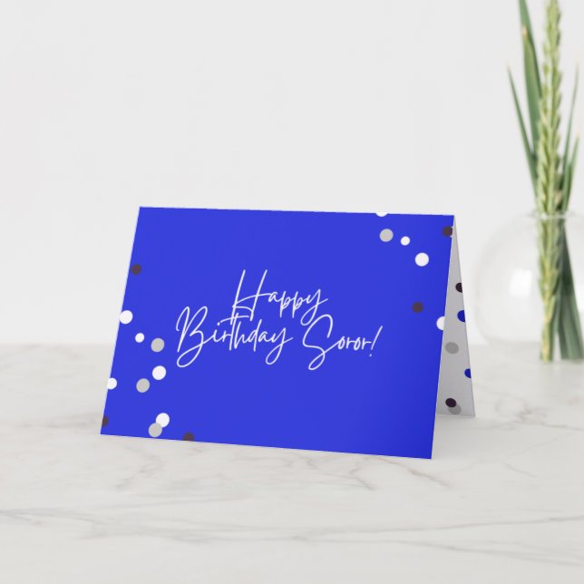 Zeta Phi Beta Birthday Card (Front)