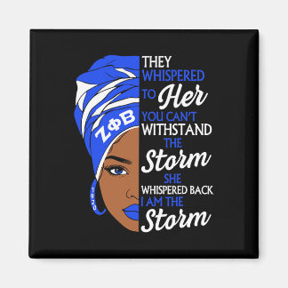 Zeta Phi Beta Sorority Black Women Pride Melanin A Magnet